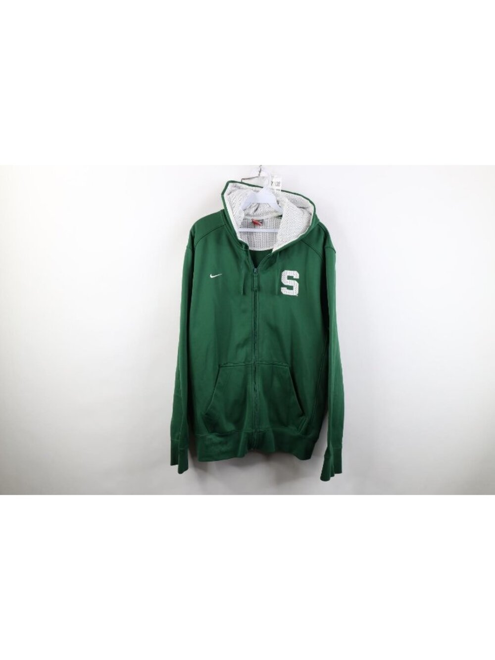Vtg Nike Mens Medium Travis Scott Mini Swoosh Michigan State University Hoodie